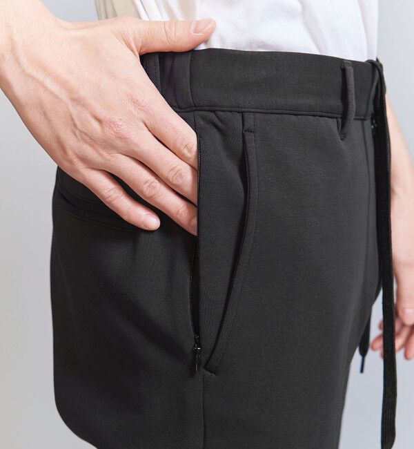 BEAUTY&YOUTH UNITED ARROWS「【WEB限定 WARDROBE SMART】ダブルニット ノープリーツ スラックス パンツ/セットアップ対応	【抗菌・防臭」|スラックス|