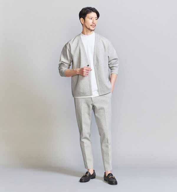 BEAUTY&YOUTH UNITED ARROWS「【WEB限定 WARDROBE SMART】ダブルニット ノープリーツ スラックス パンツ/セットアップ対応	【抗菌・防臭」|スラックス|