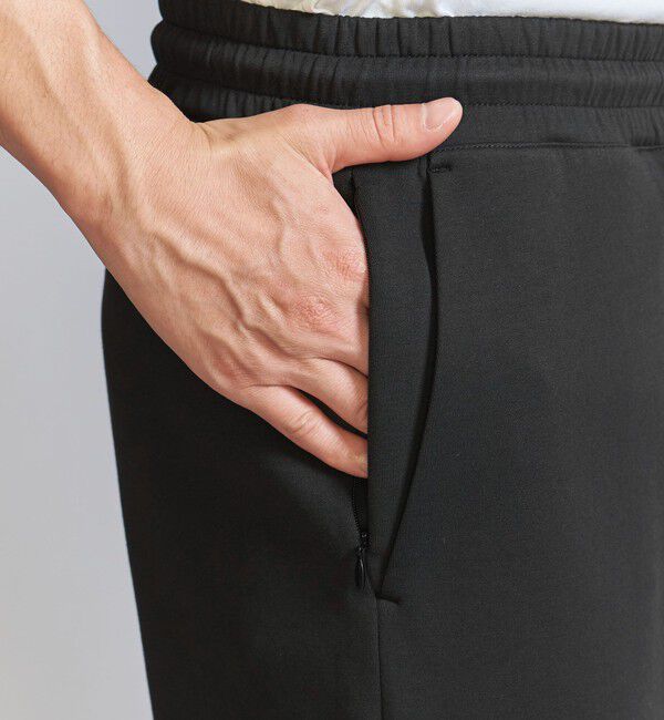 BEAUTY&YOUTH UNITED ARROWS「【WEB限定 WARDROBE SMART】ダブルニット イージーパンツ/セットアップ対応【抗菌・防臭】」|チノ|