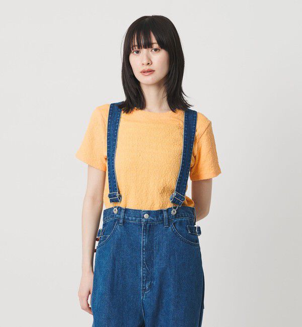 BEAUTY&YOUTH UNITED ARROWS「ジャガード コンパクト ショートスリーブTシャツ」|Tシャツ・カットソー|SHERBET