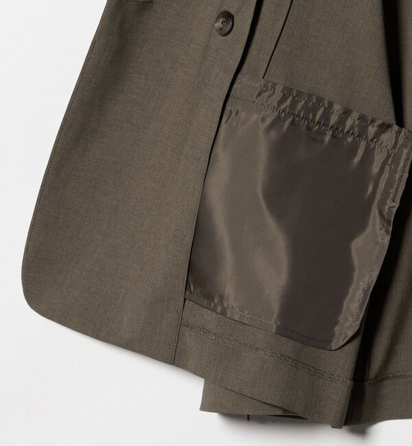 BEAUTY&YOUTH UNITED ARROWS「ポリエステル ダブルジャケット 吸水速乾 防シワ ウォッシャブル」|テーラードジャケット|