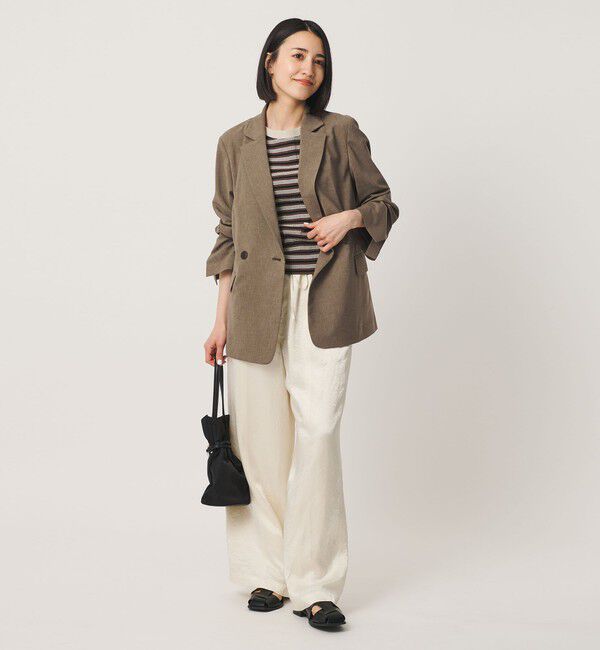 BEAUTY&YOUTH UNITED ARROWS「ポリエステル ダブルジャケット 吸水速乾 防シワ ウォッシャブル」|テーラードジャケット|