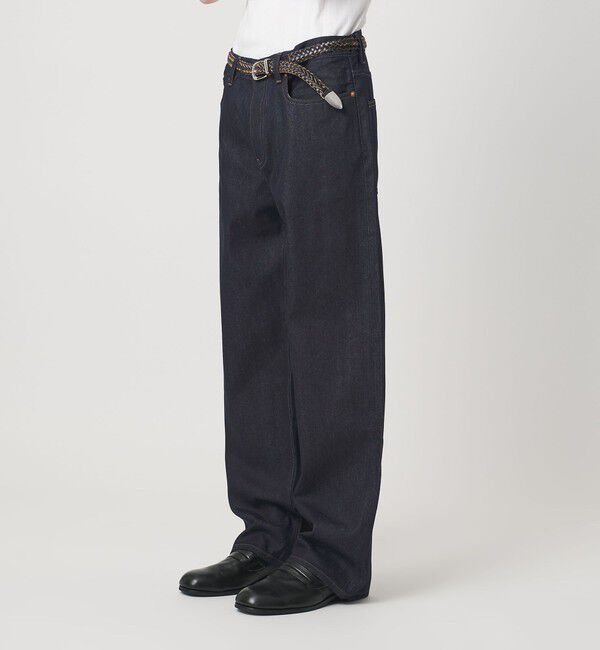 MONKEY TIME「ライトオンス リジッド デニム ルーズ レギュラー パンツ」|チノ|