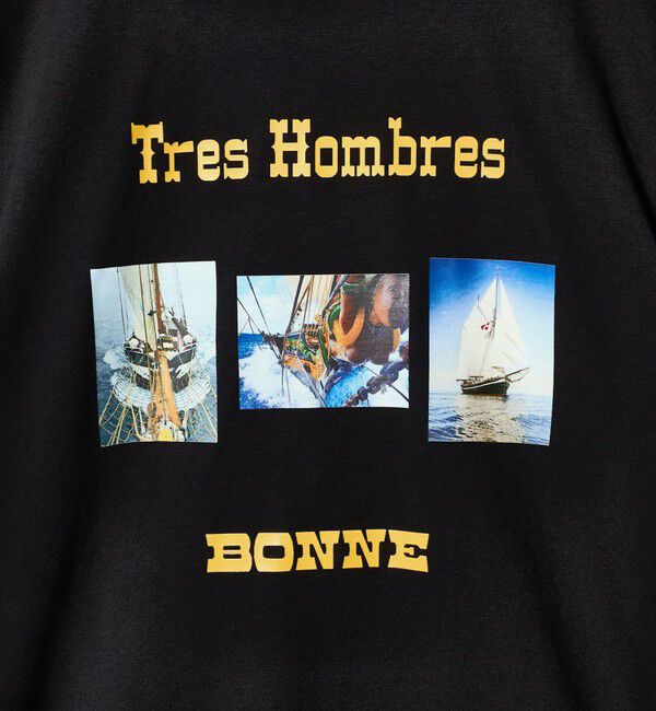 BEAUTY&YOUTH UNITED ARROWS「＜BONNE＞TRES HOMBRES プリントTシャツ」|Tシャツ・カットソー|