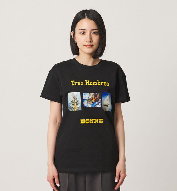 BEAUTY&YOUTH UNITED ARROWS「＜BONNE＞TRES HOMBRES プリントTシャツ」|Tシャツ・カットソー|