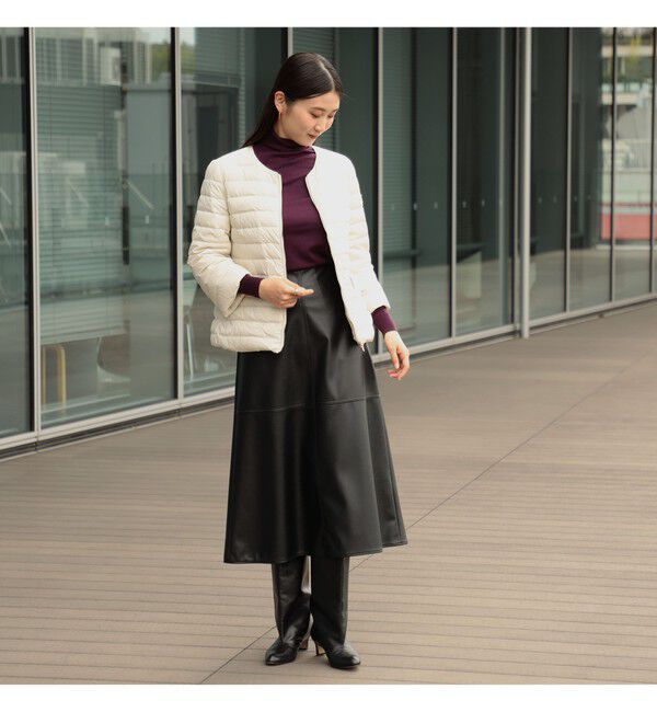 Demi-Luxe BEAMS 「【別注】TATRAS / ACACIA ノーカラー ライトダウンジャケット」|ブルゾン・スタジャン|