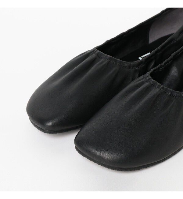 Demi-Luxe BEAMS 「SHISEI / ギャザー バレエシューズ」|パンプス|