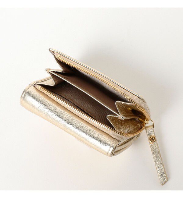 Demi-Luxe BEAMS 「GIANNI CHIARINI / メタリック コンパクトウォレット」|財布|