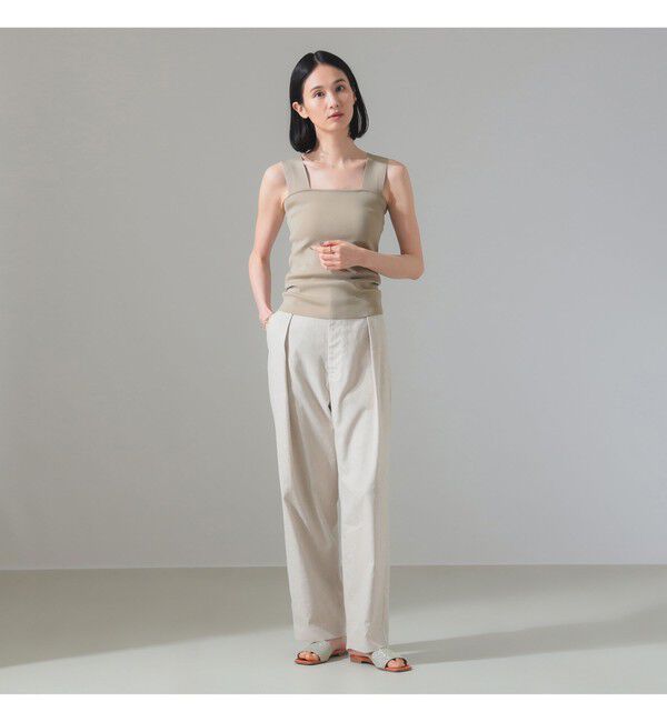 Demi-Luxe BEAMS 「【別注】スタイリスト佐藤佳菜子 &times; SLOANE / ミラノ リブ タンクトップ」|ニット・セーター|