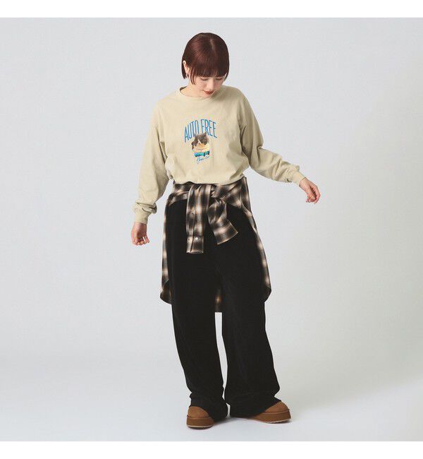Ray BEAMS 「【別注】CHARI&CO / AMUCHAN AUTO FREE CREW NECK T-SHIRTS」|Tシャツ・カットソー|