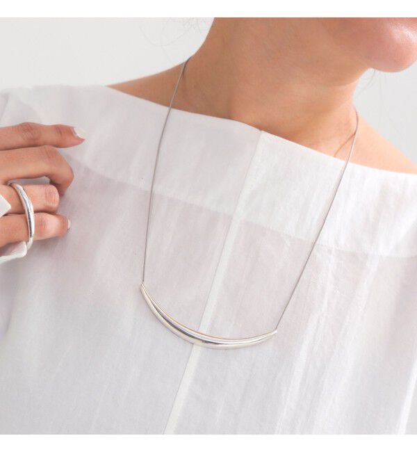 Demi-Luxe BEAMS 「クレセント ムーン ネックレス .M」|その他|SILVER