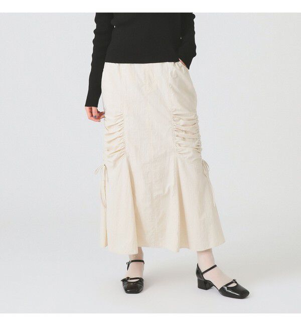 Ray BEAMS 「サイド ギャザー マーメイド スカート」|スカート|