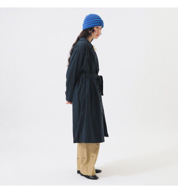 BEAMSBOY「コットン リネン ビッグ コート」|ダッフルコート|