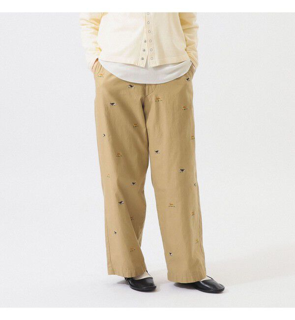 BEAMSBOY「ボーイ ドッグ エンブロイダリー チノ」|チノ|