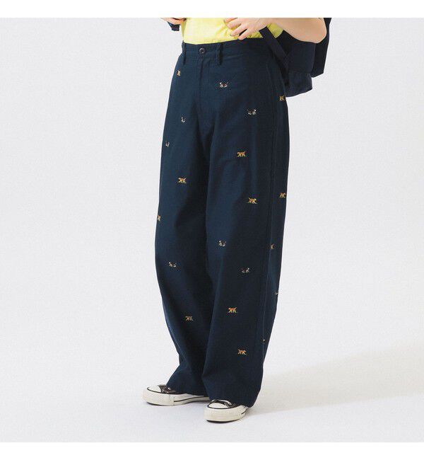 BEAMSBOY「ボーイ ドッグ エンブロイダリー チノ」|チノ|