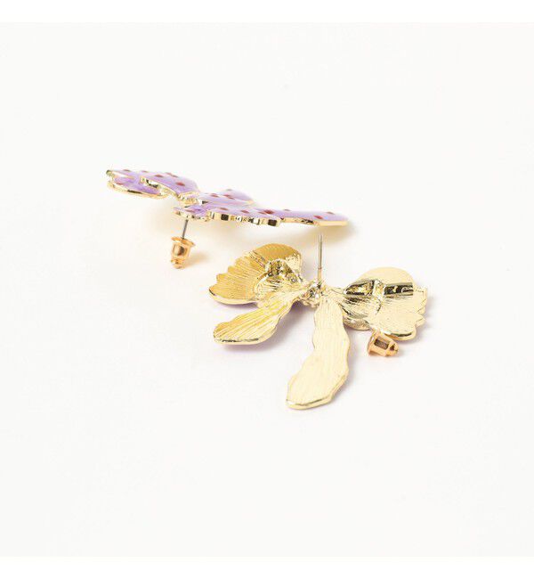 Ray BEAMS 「bLicensceLL / ドット リボン ピアス」|その他|