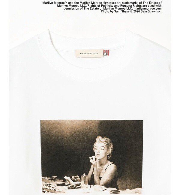 Ray BEAMS 「【別注】GOOD ROCK SPEED / Marilyn Monroe ロングスリーブ Tシャツ」|Tシャツ・カットソー|