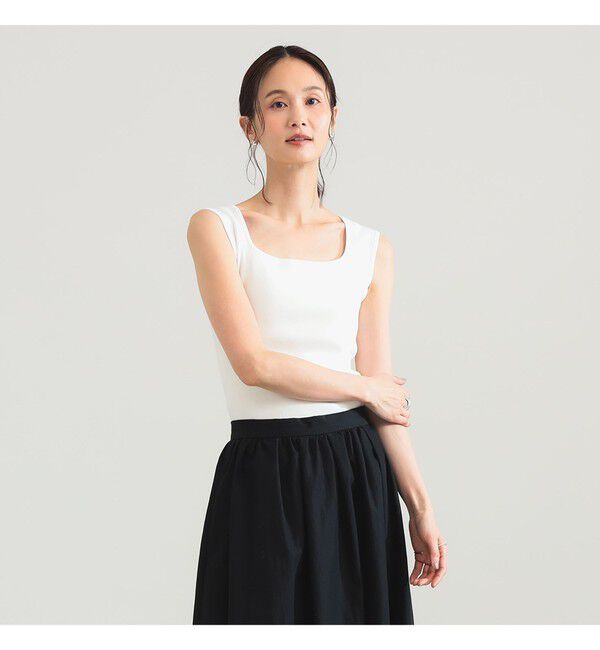 Demi-Luxe BEAMS 「リブニット タンクトップ」|ニット・セーター|
