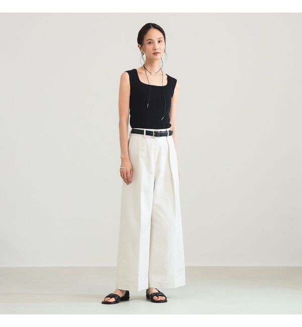 Demi-Luxe BEAMS 「リブニット タンクトップ」|ニット・セーター|