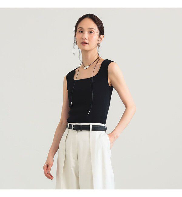 Demi-Luxe BEAMS 「リブニット タンクトップ」|ニット・セーター|
