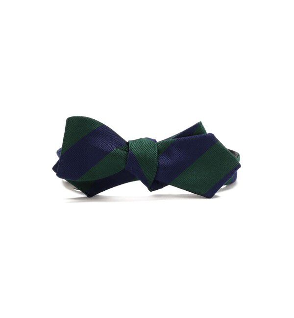 BEAMS PLUS「BEAMS PLUS / Silk Bow Tie Regimental Stripe」|ネクタイ・蝶ネクタイ|GREEN