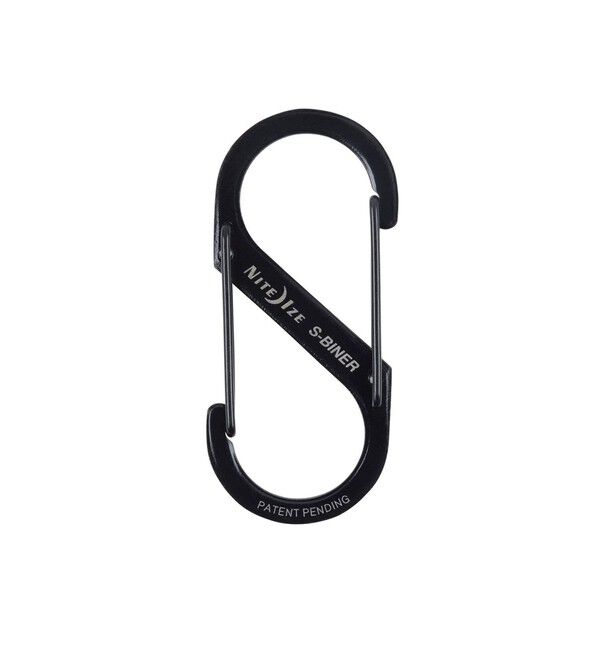 BEAMS「NITE IZE / S-BINER STAINLESS STEEL #3 カラビナ」|チャーム・キーホルダー|BLACK