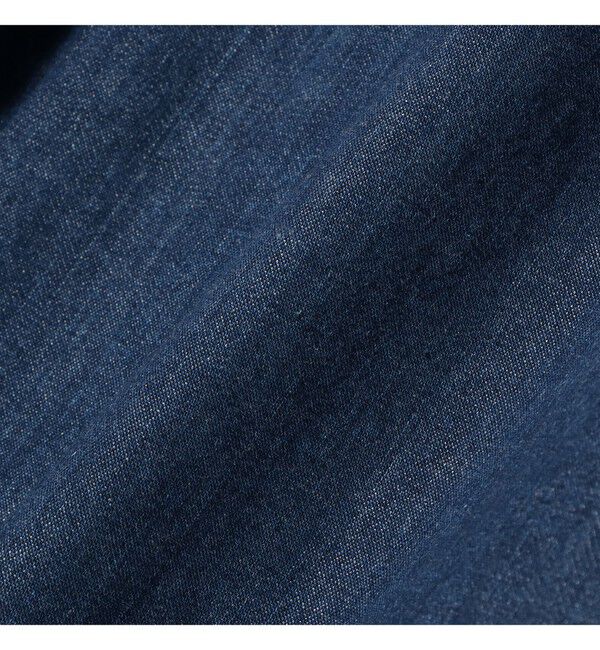 BEAMS「DANTON / ドットボタンダウン ダンガリー ショートスリーブシャツ」|シャツ・ブラウス|