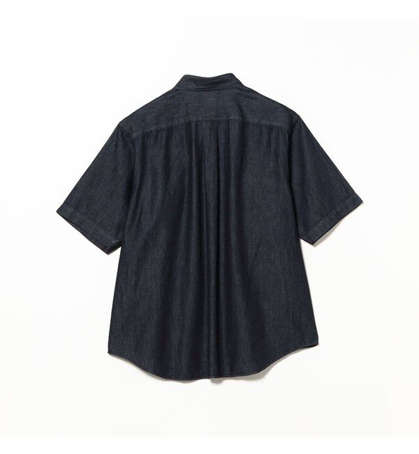 BEAMS「DANTON / ドットボタンダウン ダンガリー ショートスリーブシャツ」|シャツ・ブラウス|