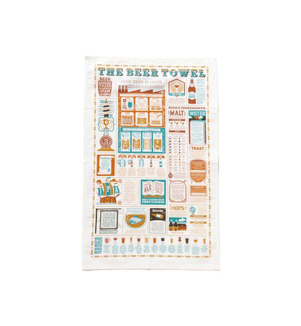 BEAMS「STUART GARDINER DESIGN / ティータオル」|トイレタリー・ランドリーグッズ|