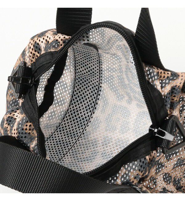 BEAMS「メッシュ ボストンバッグ」|リュック|