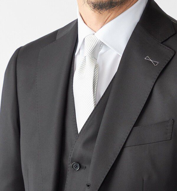 SHIPS「SHIPS: シルバー フォーマル ネクタイ」|ネクタイ・蝶ネクタイ|ストーン