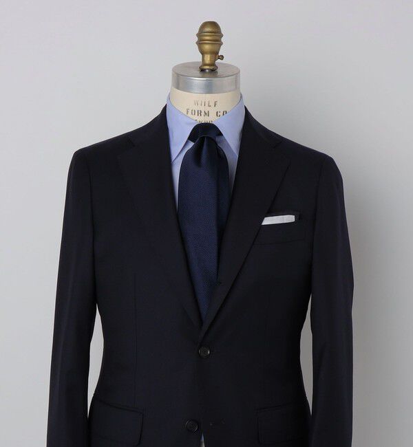 SHIPS「SHIPS: シルク レップ ソリッド ネクタイ」|ネクタイ・蝶ネクタイ|ネイビー