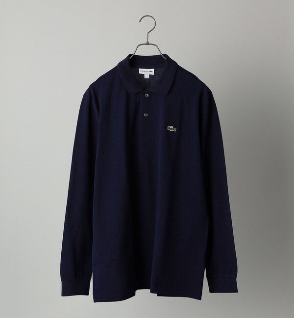 SHIPS「LACOSTE: L1312DL ロングスリーブ ポロシャツ」|ポロシャツ|ネイビー