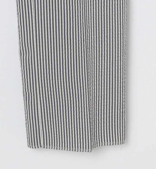 SHIPS「SHIPS: <セットアップ対応> イージー シアサッカー ストレッチ パンツ」|チノ|