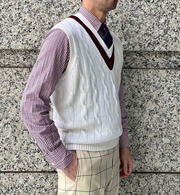 SHIPS「【SHIPS EXCLUSIVE】Southwick: Alan Paine Wool Cricket Vest」|ベスト・ジレ|