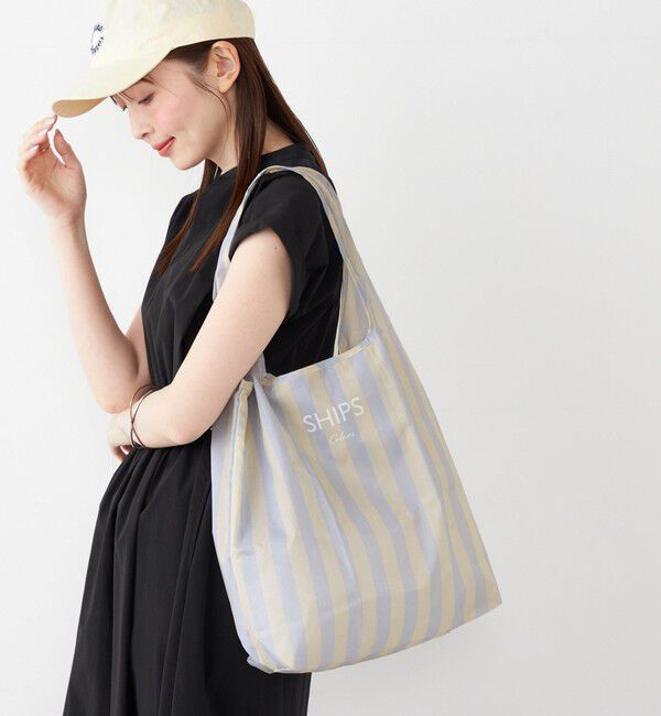 SHIPS Colors 「SHIPS Colors:〈手洗い可能〉リサイクル エコバッグ (M)」|エコバッグ|
