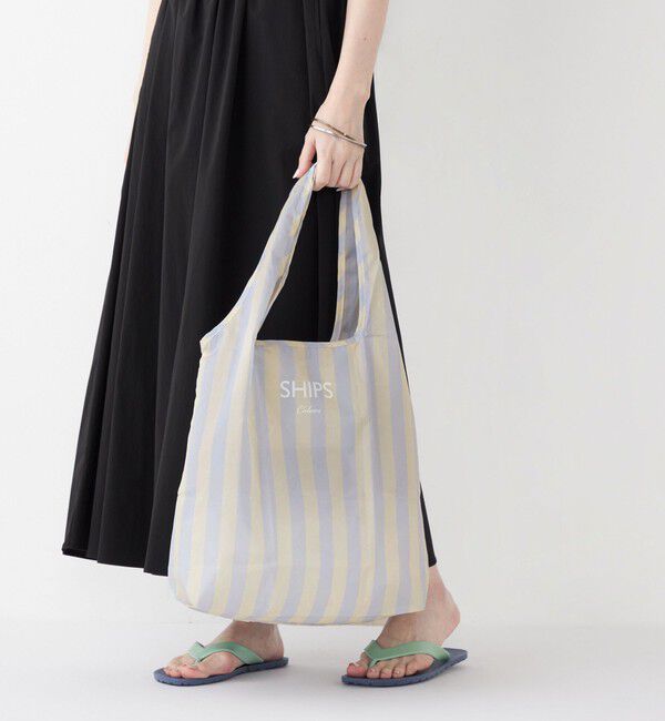 SHIPS Colors 「SHIPS Colors:〈手洗い可能〉リサイクル エコバッグ (M)」|エコバッグ|