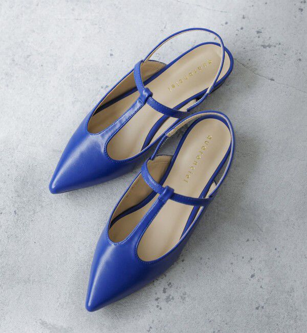 quaranciel「quaranciel: Tストラップ ポインテッド パンプス」|パンプス|