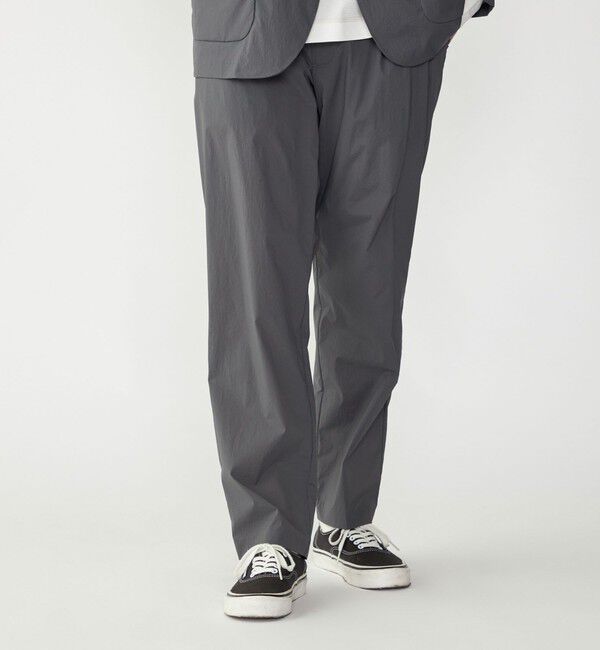 SHIPS「SHIPS: 〈セットアップ対応・手洗い可能・撥水加工〉ライト ナイロン イージー パンツ」|チノ|