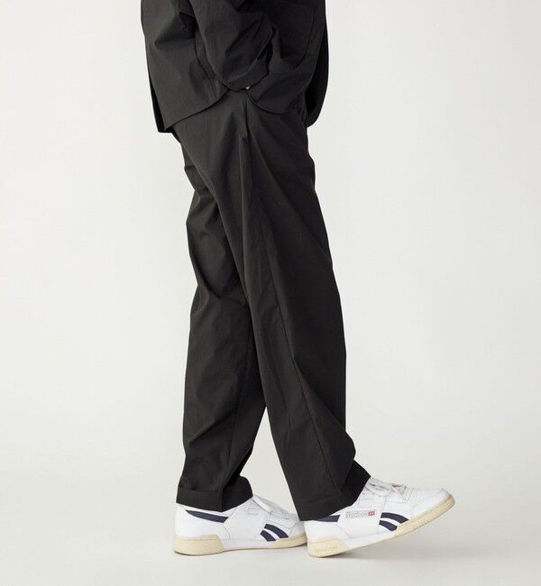 SHIPS「SHIPS: 〈セットアップ対応・手洗い可能・撥水加工〉ライト ナイロン イージー パンツ」|チノ|