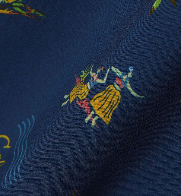 SHIPS Colors 「SHIPS Colors:〈洗濯機可能〉レーヨン プリント オープンカラー シャツ」|シャツ・ブラウス|