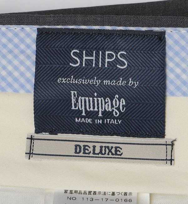 SHIPS「EQUIPAGE: トロピカルウール スラックス」|スラックス|