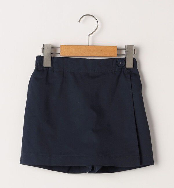 SHIPS KIDS「SHIPS KIDS:100～130cm / ラップ キュロット」|キュロット|ネイビー