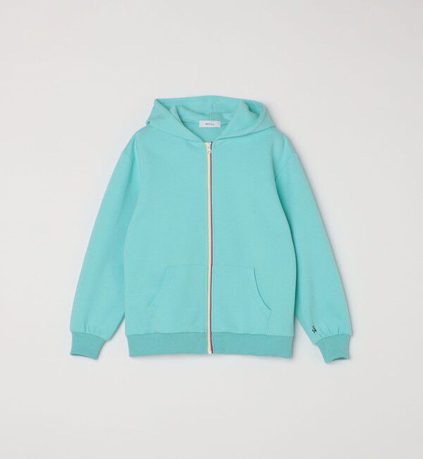 SHIPS any「SHIPS any:〈洗濯機可能〉ワンポイント 刺繍 ポンチ ジップ パーカー <KIDS>◇」|パーカー|ライトグリーン
