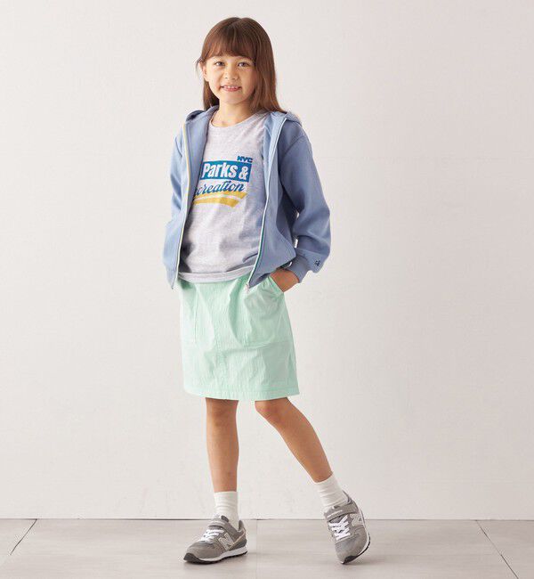 SHIPS any「SHIPS any:〈洗濯機可能〉ワンポイント 刺繍 ポンチ ジップ パーカー <KIDS>◇」|パーカー|