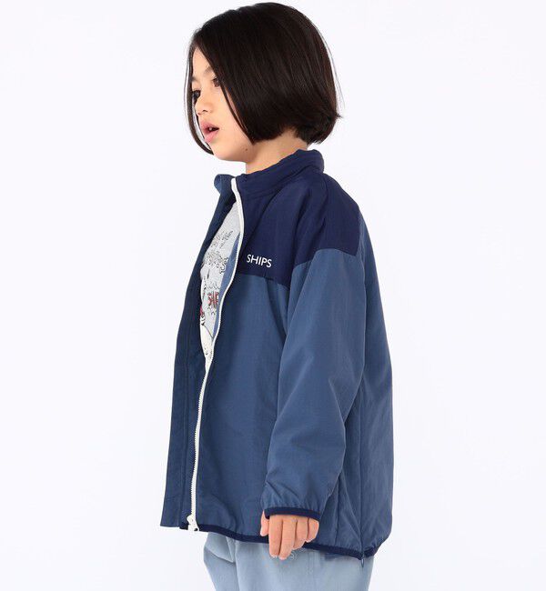 SHIPS KIDS「SHIPS KIDS:100～130cm /〈撥水〉ジップ パーカー」|アウトドア|
