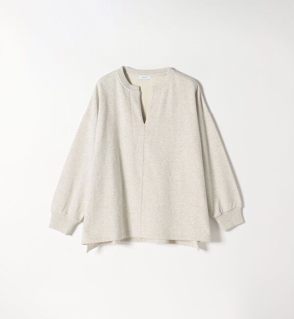 SHIPS any「【WEB限定】SHIPS any:〈洗濯機可能〉USAコットン 裏毛 スキッパー ルーズ スウェット」|スウェット・ジャージ|