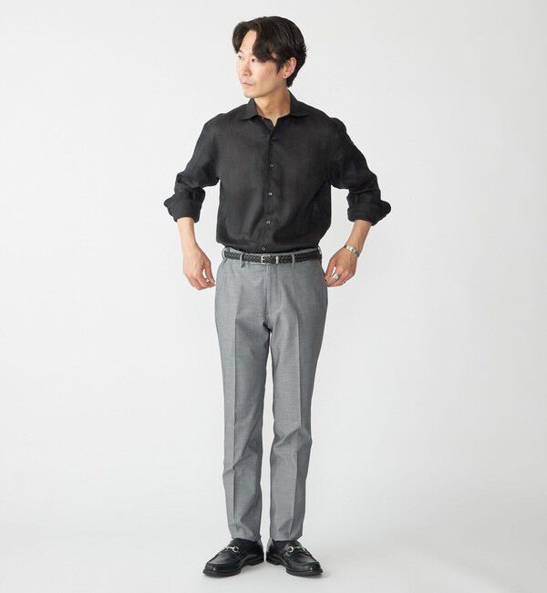 SHIPS「SHIPS: コットン バーズアイ スラックス」|スラックス|