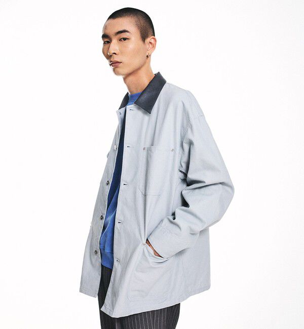 SHIPS「City Ambient Products: オーバーサイズ カバーオール ワーク ジャケット」|その他|