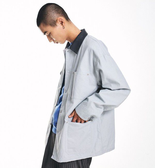 SHIPS「City Ambient Products: オーバーサイズ カバーオール ワーク ジャケット」|その他|